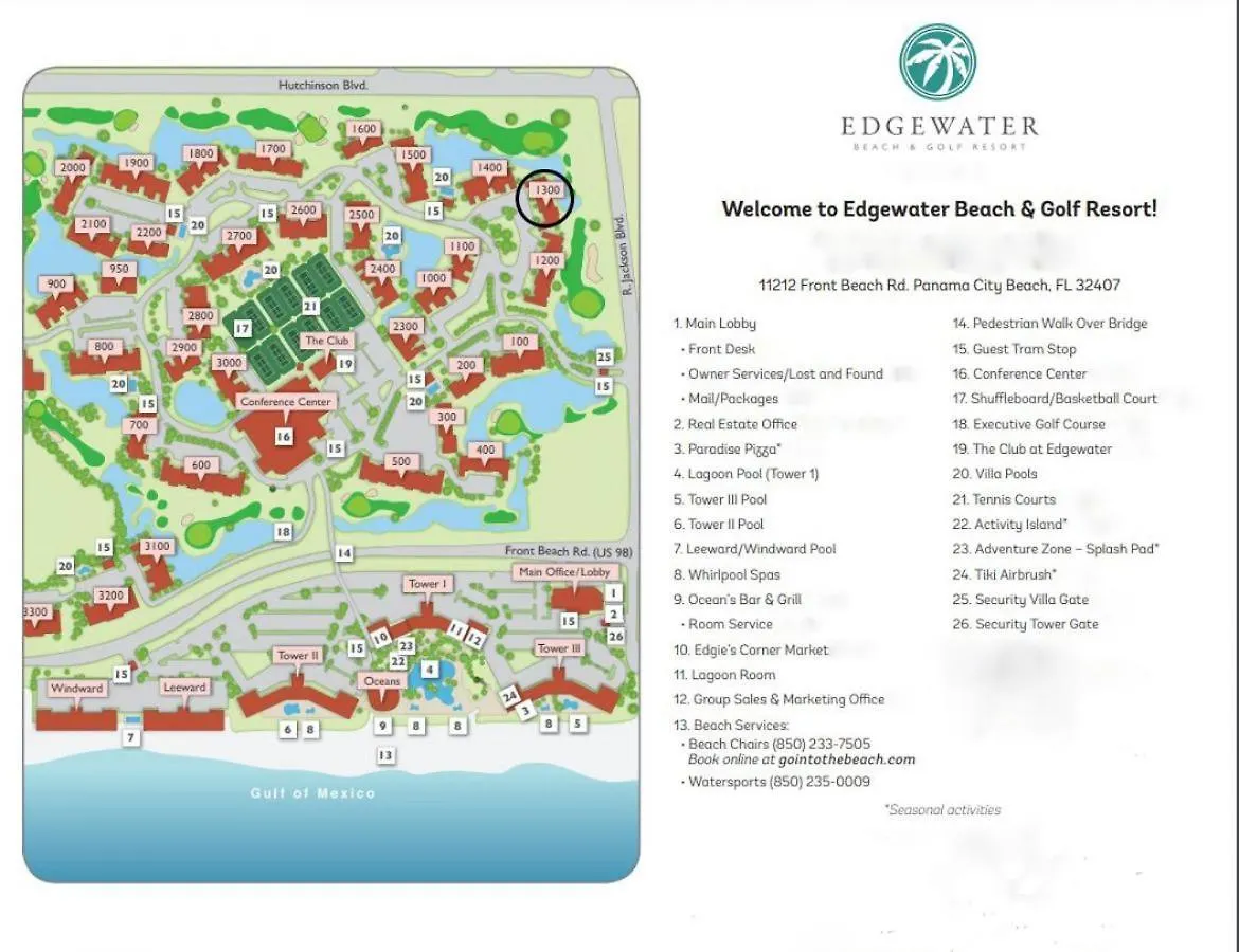 Tatil Evi Edgewater Villa 1303 'Gone Gulf'N' Panama City Beach